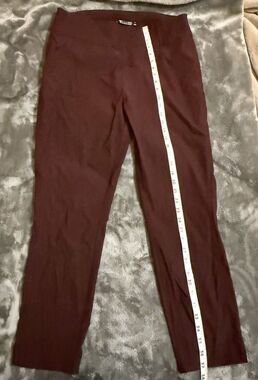 7th Avenue Size XL Plus Size Burgundy Dress Pants